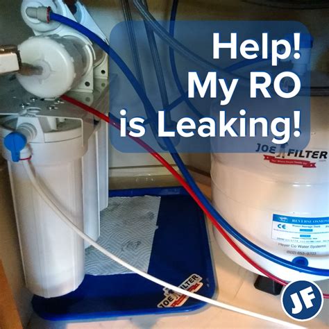 What To Do If Your Ro Filter Is Leaking